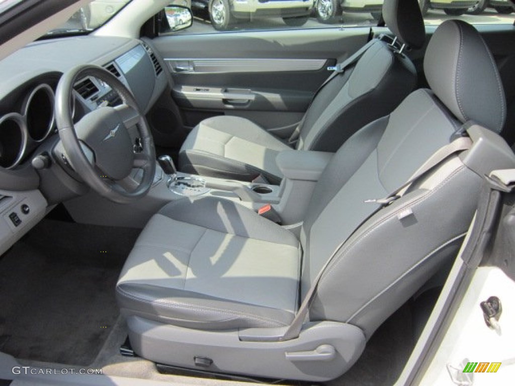 Dark Slate Gray/Light Slate Gray Interior 2008 Chrysler Sebring Touring Convertible Photo #50838138