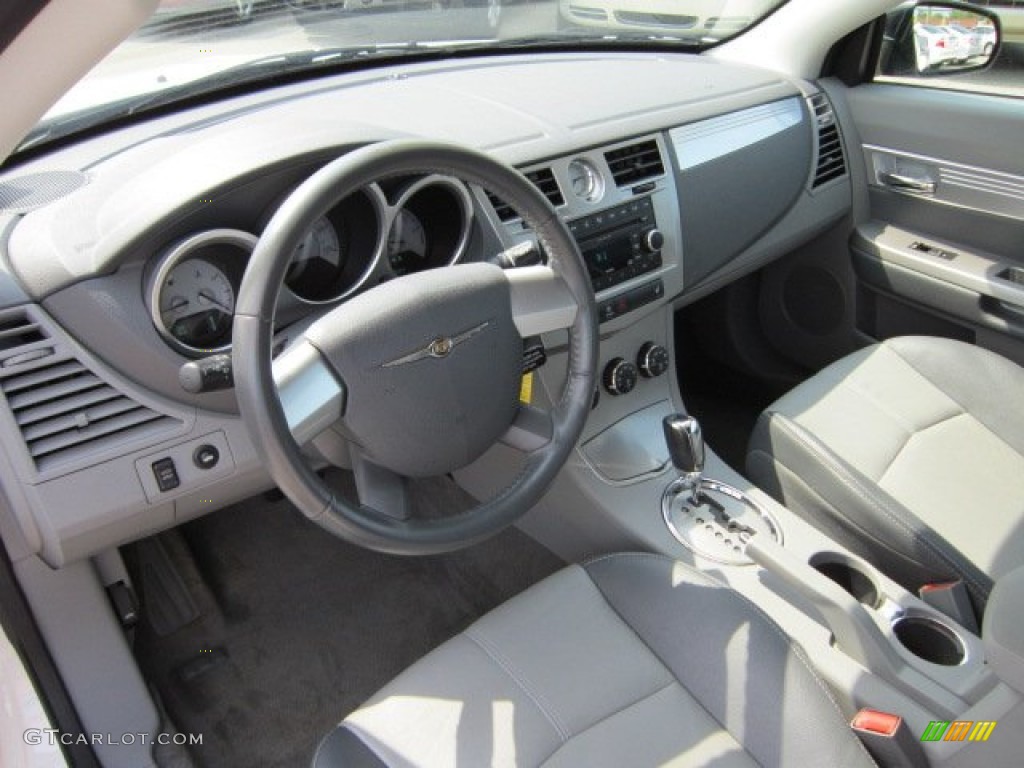 Dark Slate Gray/Light Slate Gray Interior 2008 Chrysler Sebring Touring Convertible Photo #50838153
