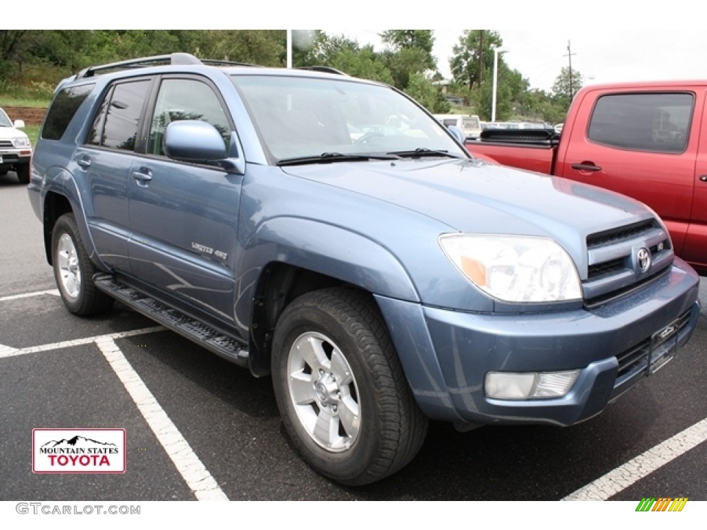 2005 4Runner Limited 4x4 - Pacific Blue Metallic / Stone photo #1