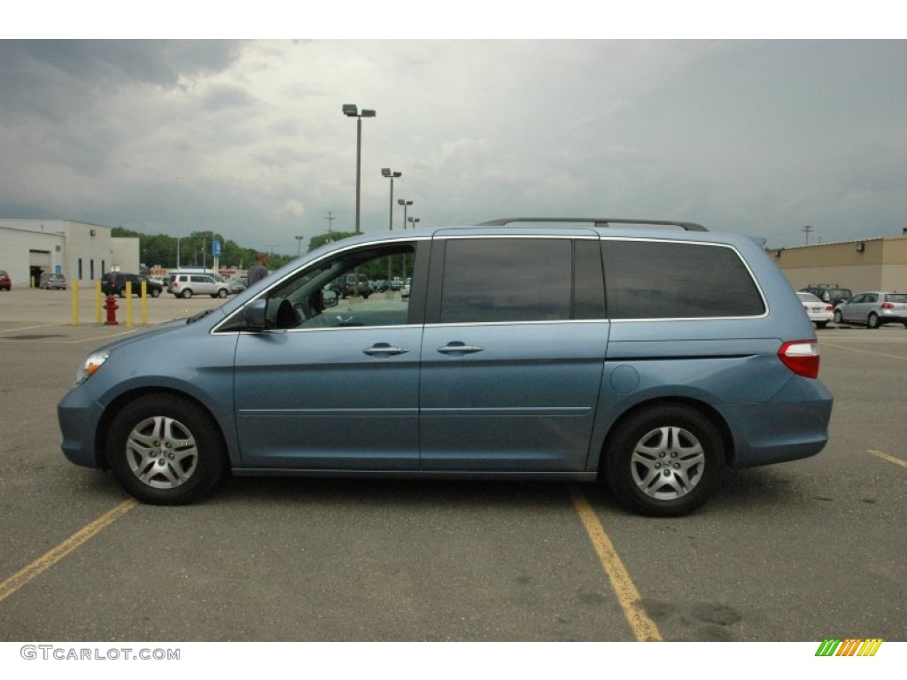 2005 Odyssey EX-L - Ocean Mist Metallic / Gray photo #13