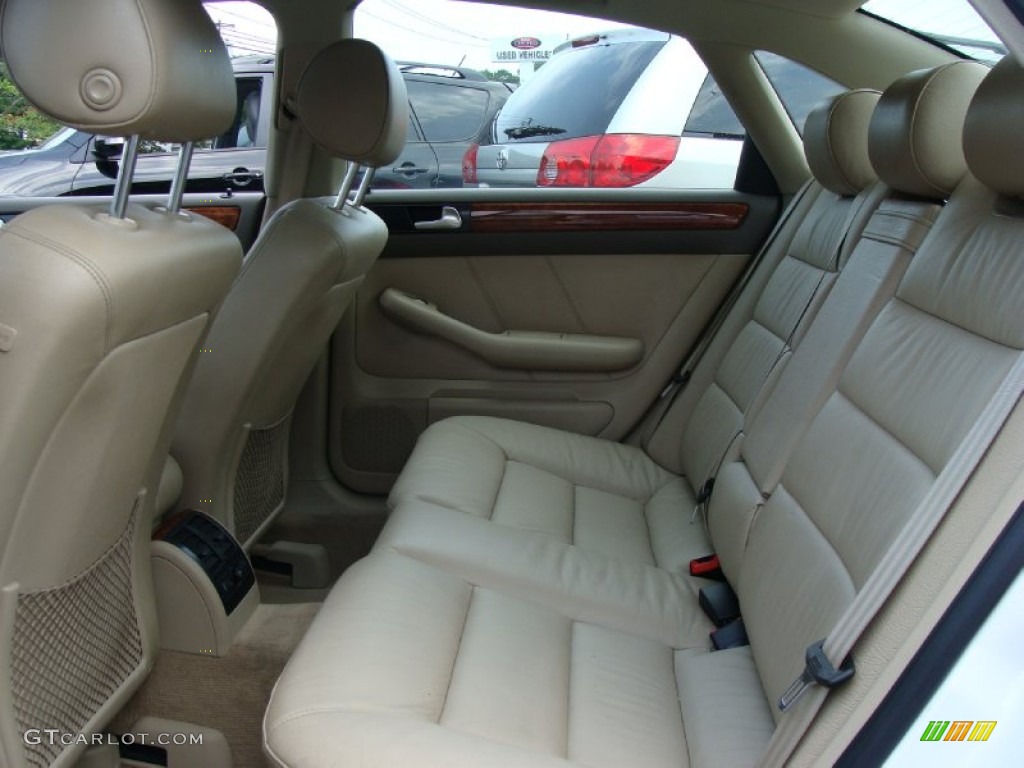 2002 A6 3.0 quattro Sedan - Polar White / Beige photo #8