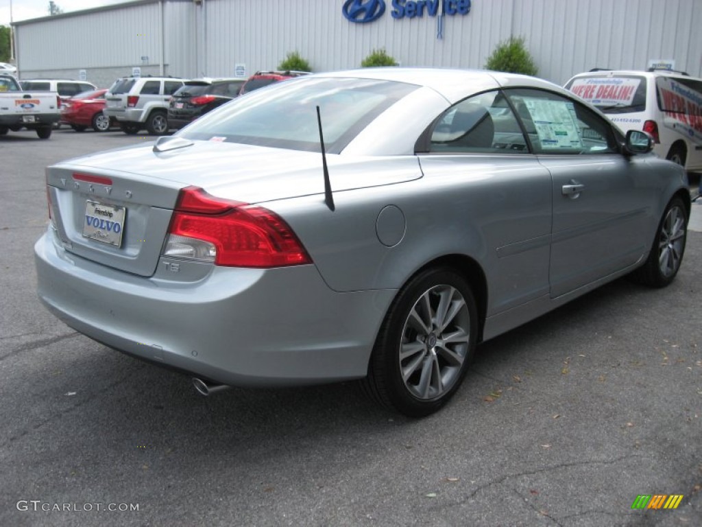 2011 C70 T5 - Electric Silver Metallic / Soverign Hide Off Black Leather/Off Black photo #6