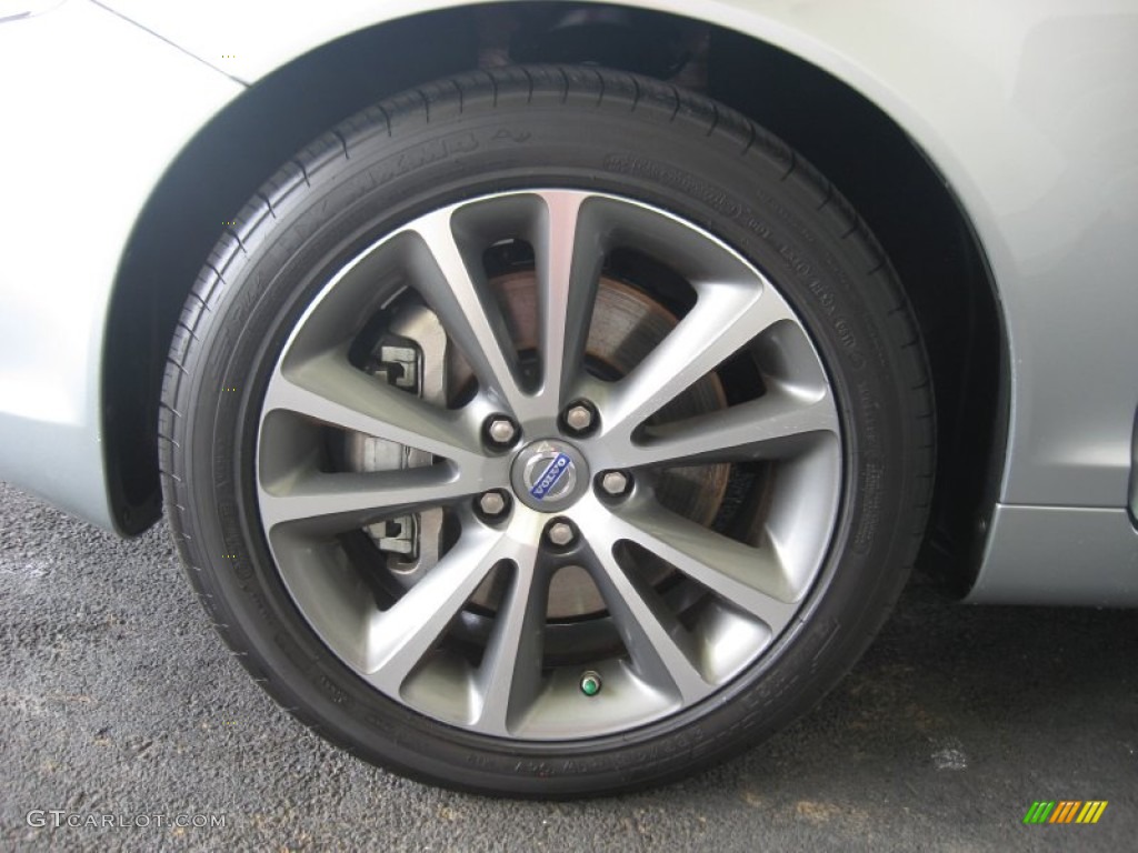 2011 C70 T5 - Electric Silver Metallic / Soverign Hide Off Black Leather/Off Black photo #11