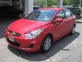 2012 Boston Red Hyundai Accent GLS 4 Door  photo #2