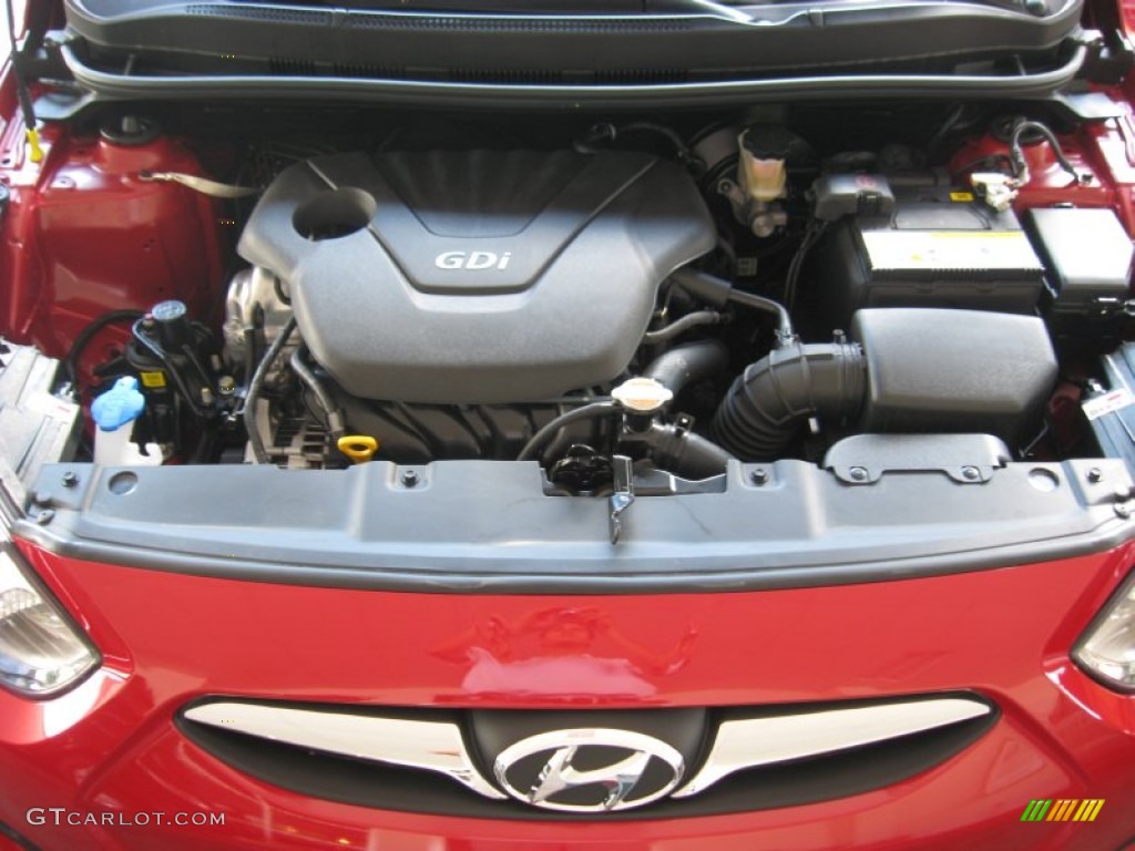 2012 Hyundai Accent GLS 4 Door 1.6 Liter GDI DOHC 16-Valve D-CVVT 4 Cylinder Engine Photo #50841378