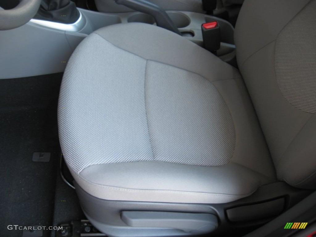 Gray Interior 2012 Hyundai Accent GLS 4 Door Photo #50841468
