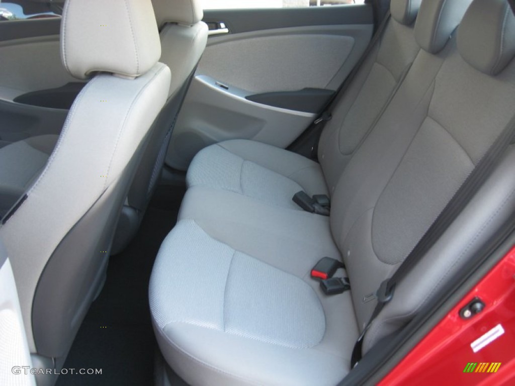 Gray Interior 2012 Hyundai Accent GLS 4 Door Photo #50841495