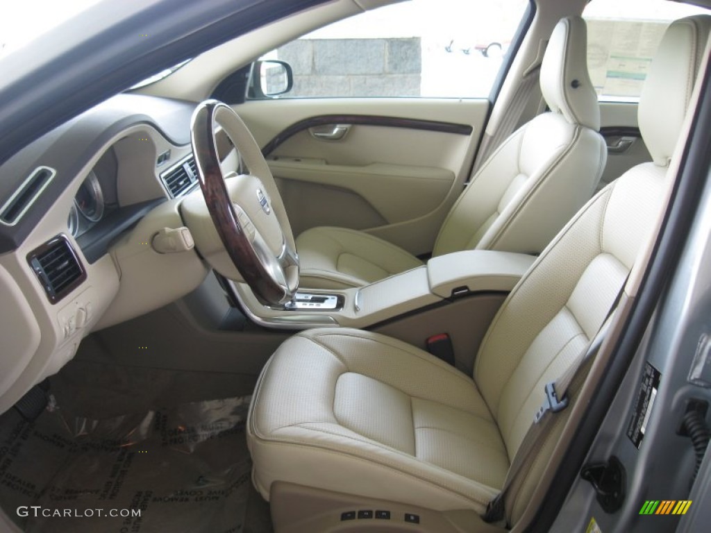 Soft Beige Interior 2011 Volvo S80 T6 AWD Photo #50841831