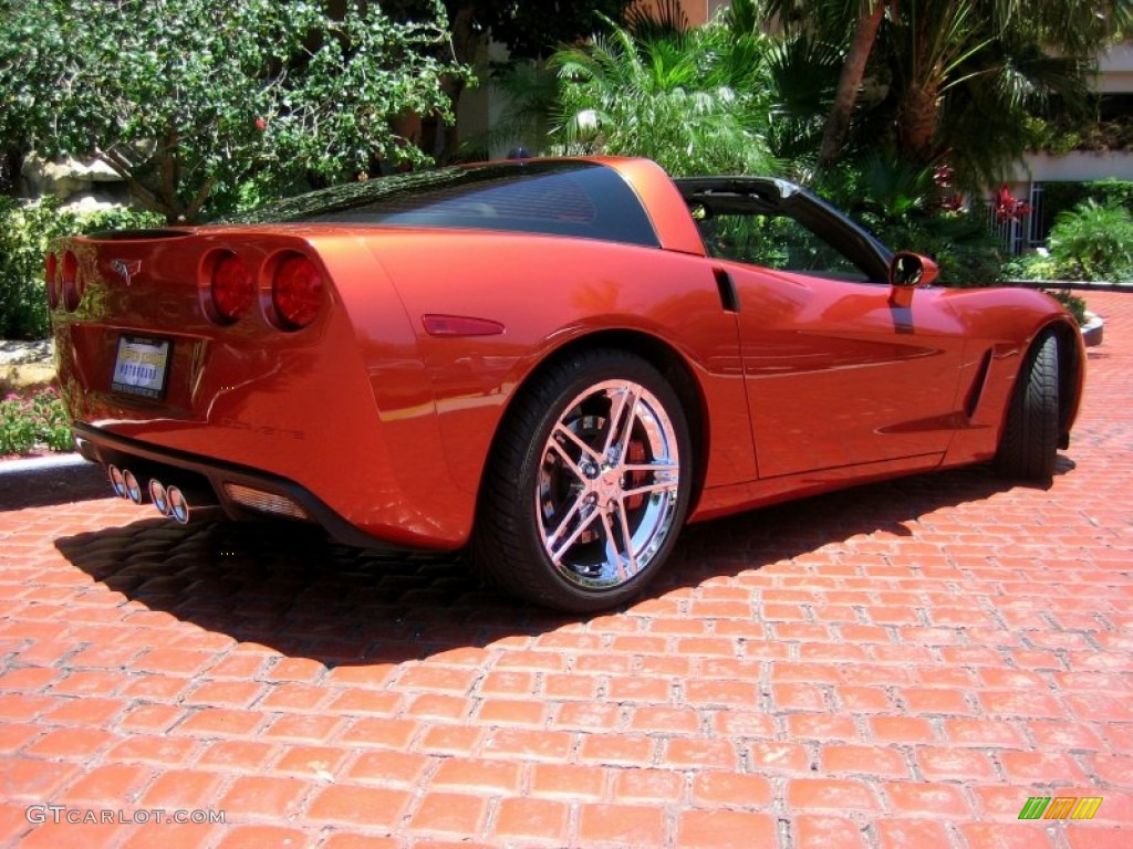 2005 Corvette Coupe - Daytona Sunset Orange Metallic / Cashmere photo #4