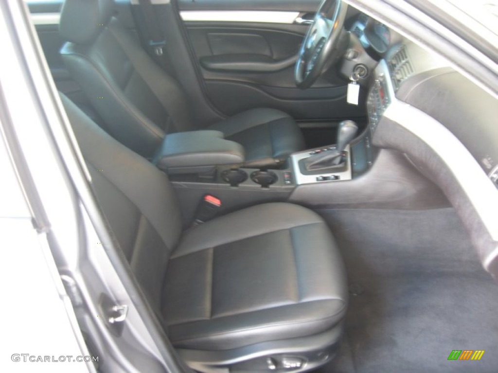 2004 3 Series 325xi Sedan - Silver Grey Metallic / Black photo #21