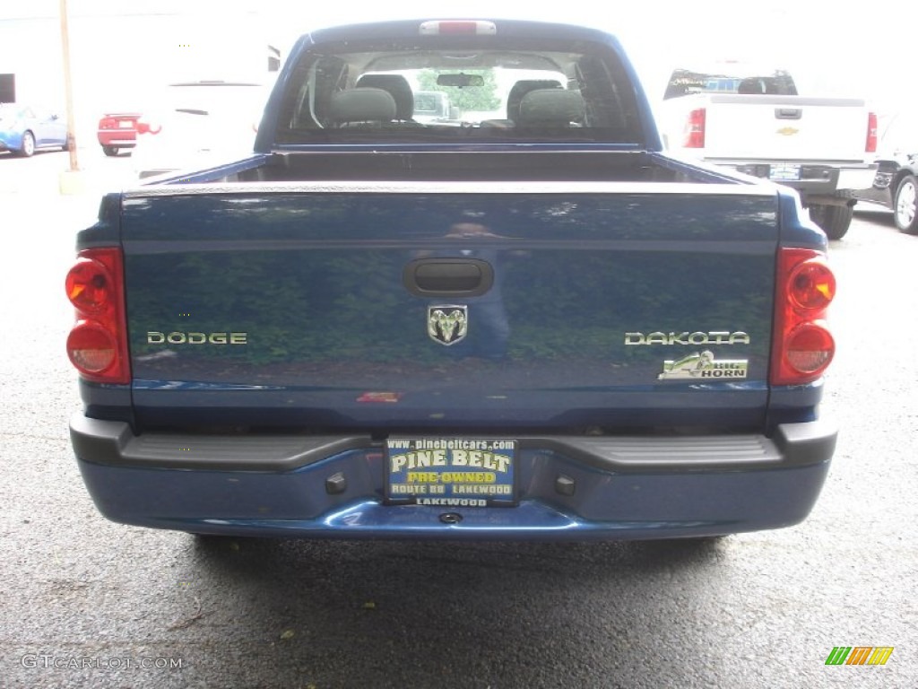 2011 Dakota Big Horn Crew Cab 4x4 - Deep Water Blue Metallic / Dark Slate Gray/Medium Slate Gray photo #5