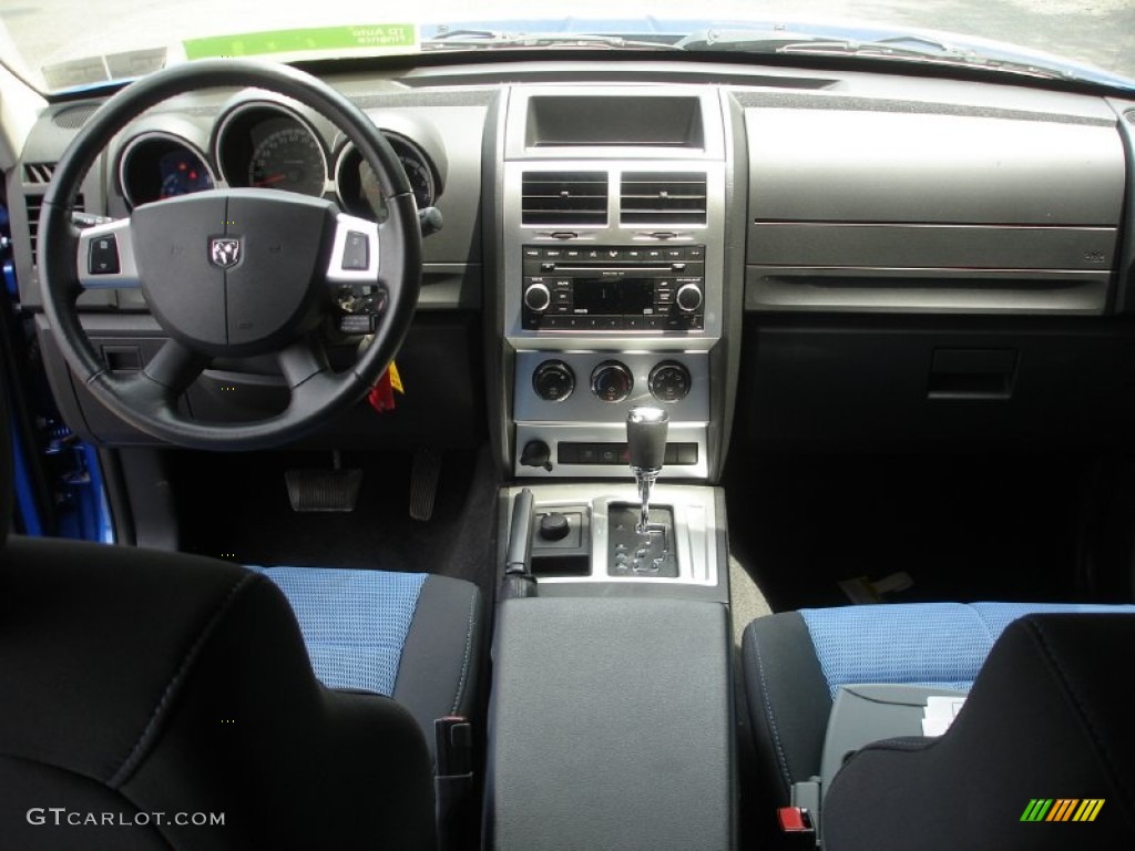 2008 Dodge Nitro R/T 4x4 Dark Slate Gray/Red Dashboard Photo #50842818