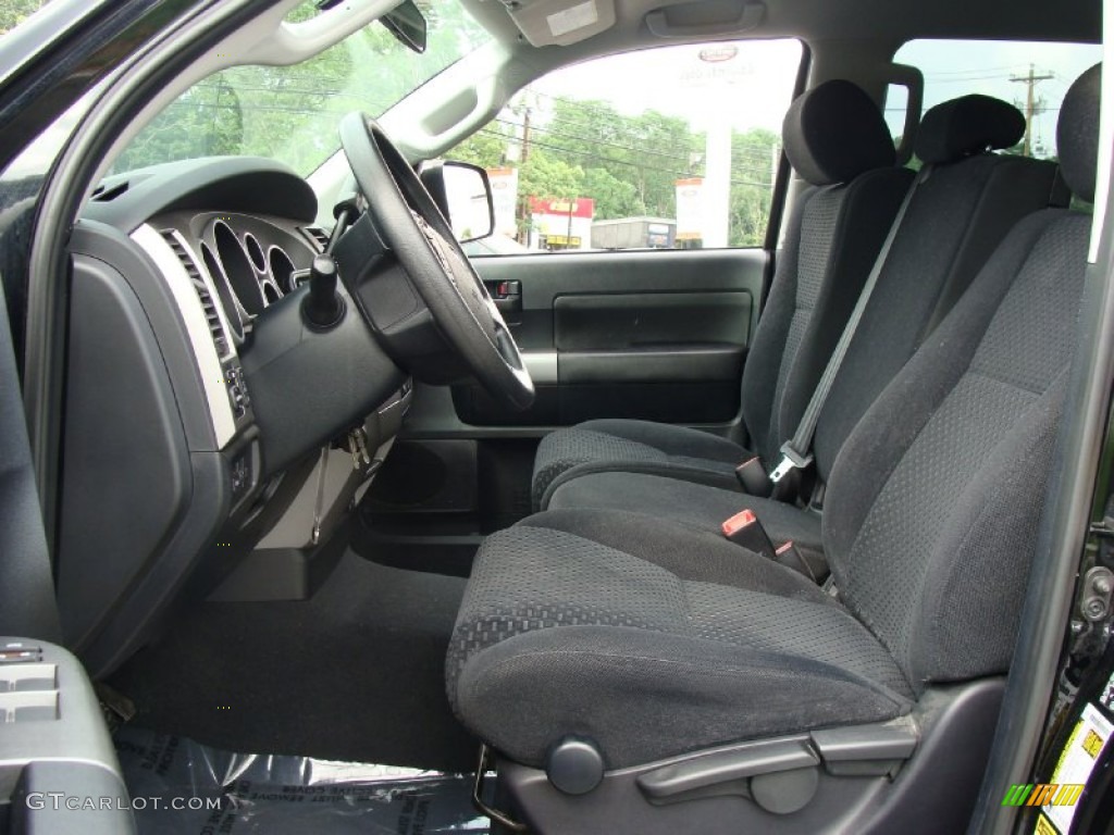 Black Interior 2010 Toyota Tundra CrewMax 4x4 Photo #50843469
