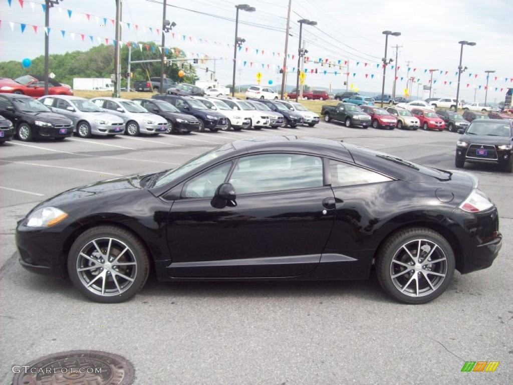 Kalapana Black 2012 Mitsubishi Eclipse GS Sport Coupe Exterior Photo #50843505