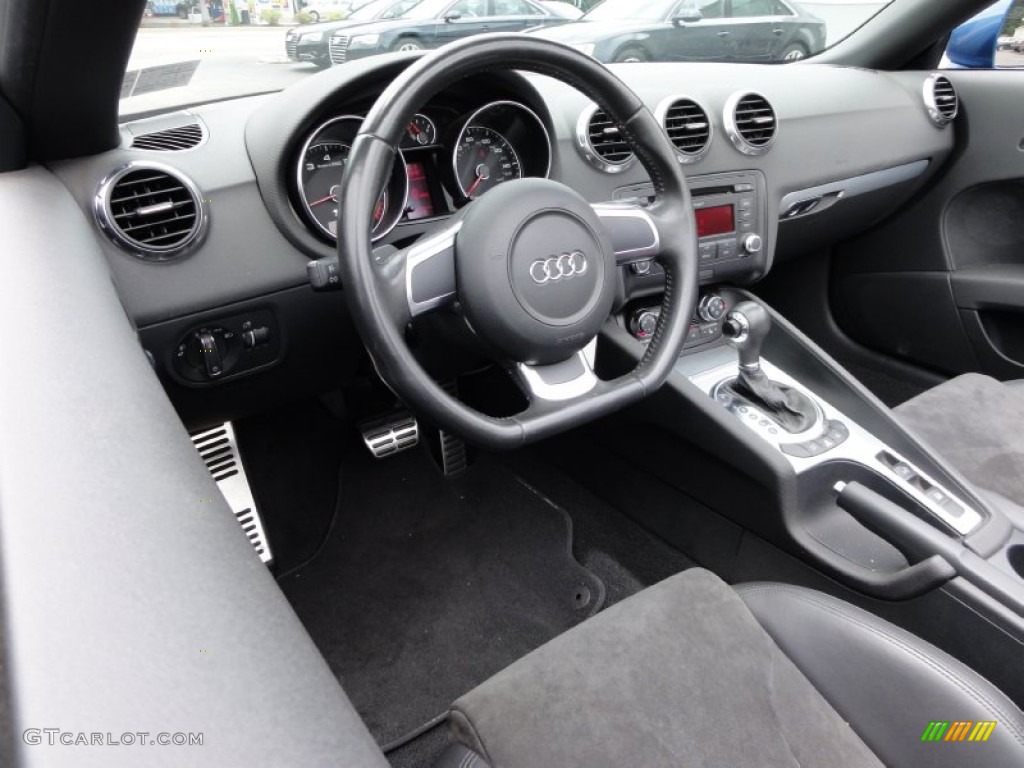 Black Interior 2008 Audi TT 2.0T Roadster Photo #50843562