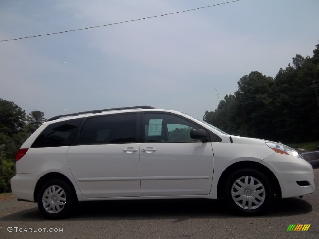 2006 Sienna LE - Arctic Frost Pearl / Stone Gray photo #1