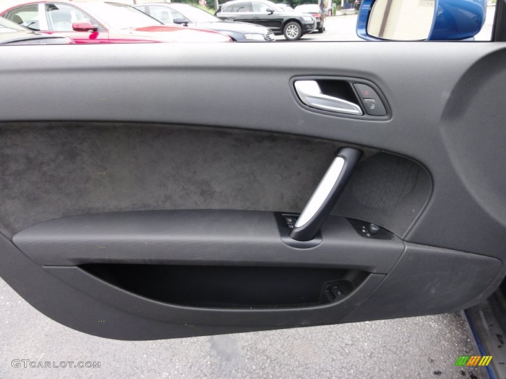 2008 Audi TT 2.0T Roadster Black Door Panel Photo #50843595