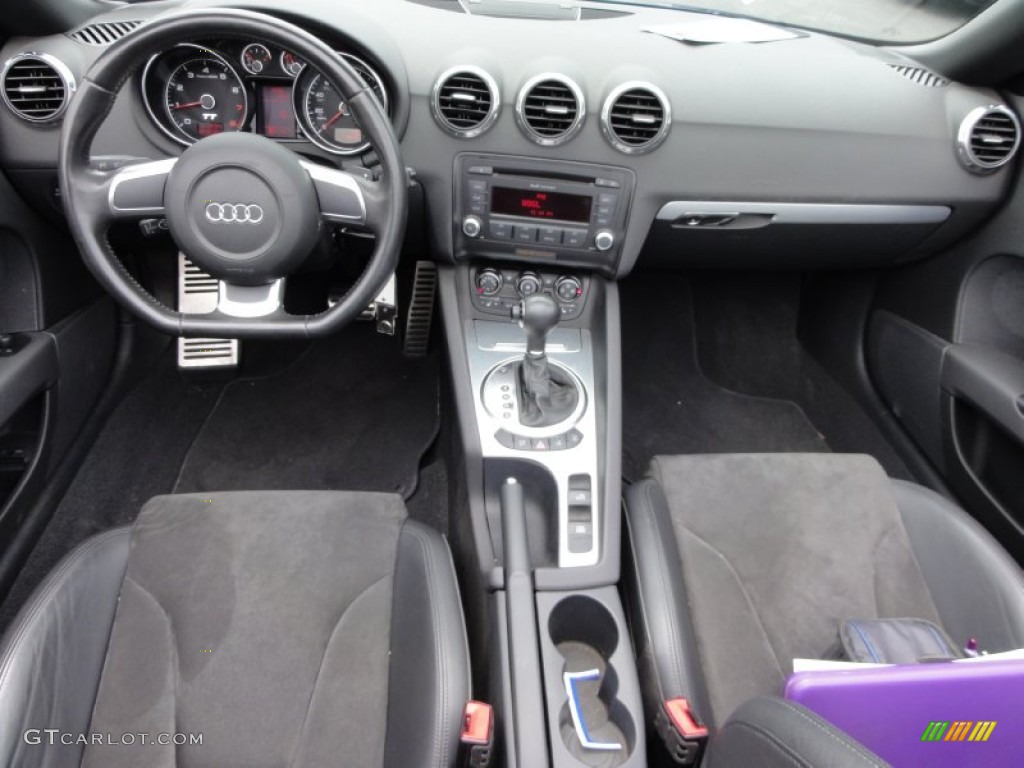 2008 Audi TT 2.0T Roadster Black Dashboard Photo #50843820