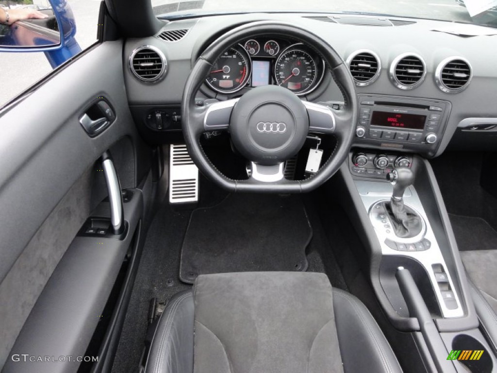 2008 Audi TT 2.0T Roadster Black Dashboard Photo #50843832