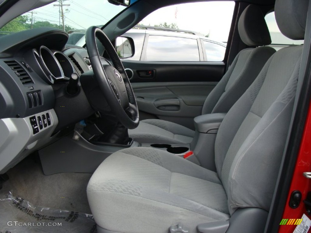 Graphite Interior 2010 Toyota Tacoma Access Cab 4x4 Photo #50843955