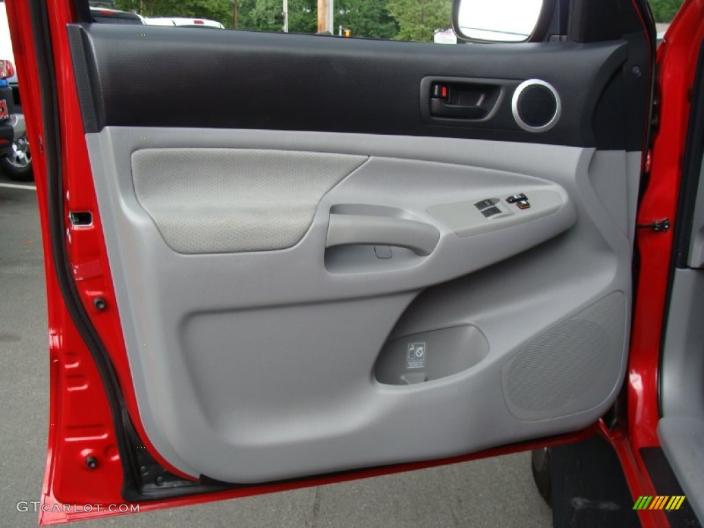 2010 Toyota Tacoma Access Cab 4x4 Graphite Door Panel Photo #50843970