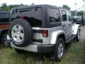 2011 Bright Silver Metallic Jeep Wrangler Unlimited Sahara 4x4  photo #2