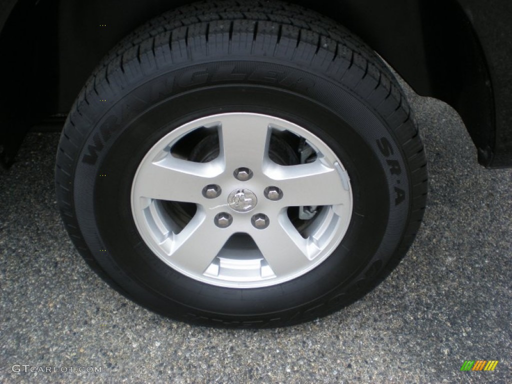 2011 Ram 1500 SLT Quad Cab 4x4 - Brilliant Black Crystal Pearl / Dark Slate Gray/Medium Graystone photo #9