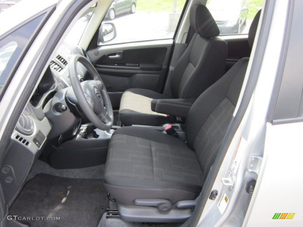 Black Interior 2010 Suzuki SX4 Crossover Technology Photo #50847150