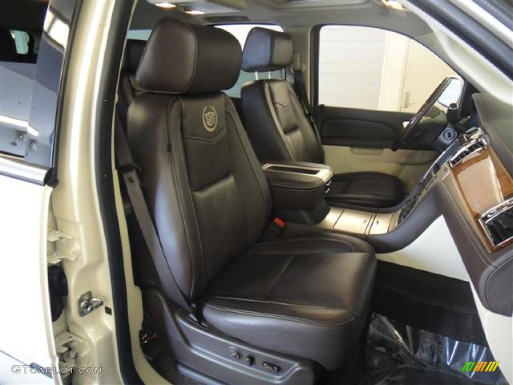 Cocoa/Light Linen Tehama Leather Interior 2011 Cadillac Escalade Platinum AWD Photo #50847564