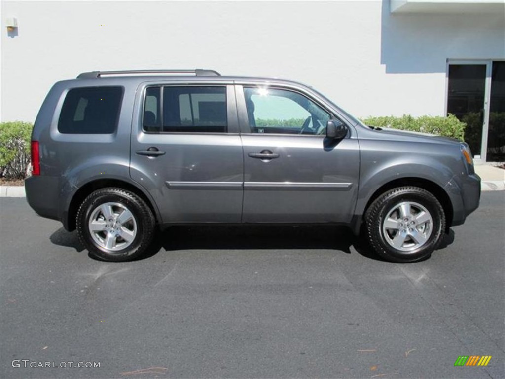Polished Metal Metallic 2011 Honda Pilot EX-L Exterior Photo #50847798