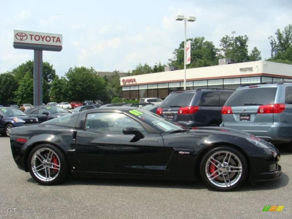 2008 Corvette Z06 - Black / Ebony photo #1