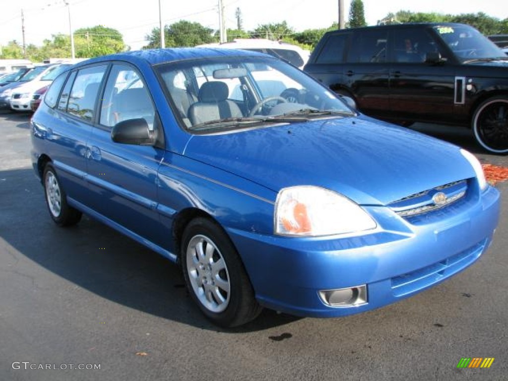 Rally Blue 2003 Kia Rio Sedan Exterior Photo #50848881