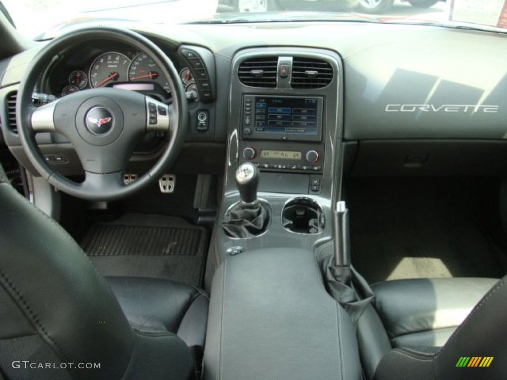 2008 Chevrolet Corvette Z06 Ebony Dashboard Photo #50848929