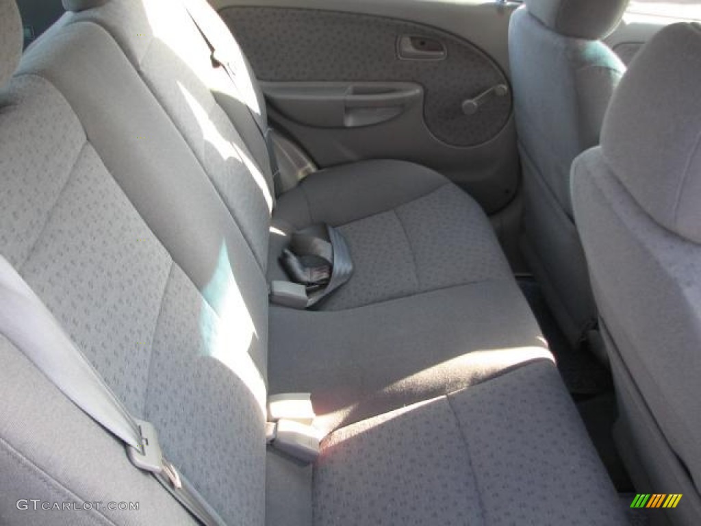 Beige Interior 2003 Kia Rio Sedan Photo #50849094