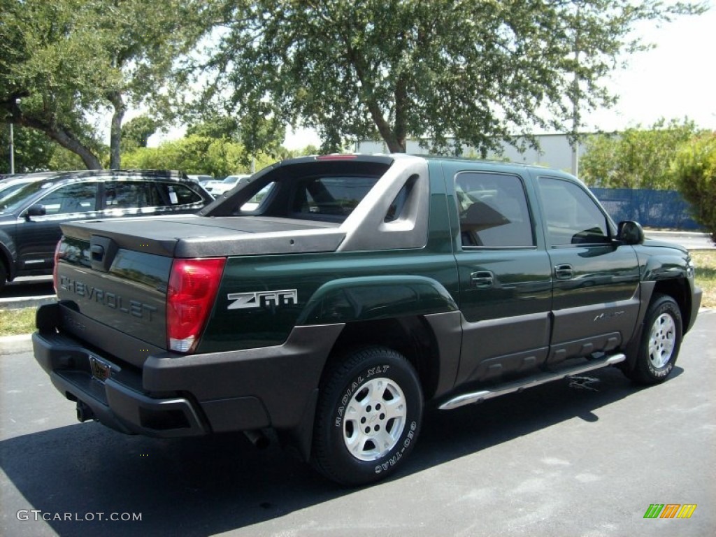 2003 Avalanche Z66 - Dark Green Metallic / Medium Neutral photo #6