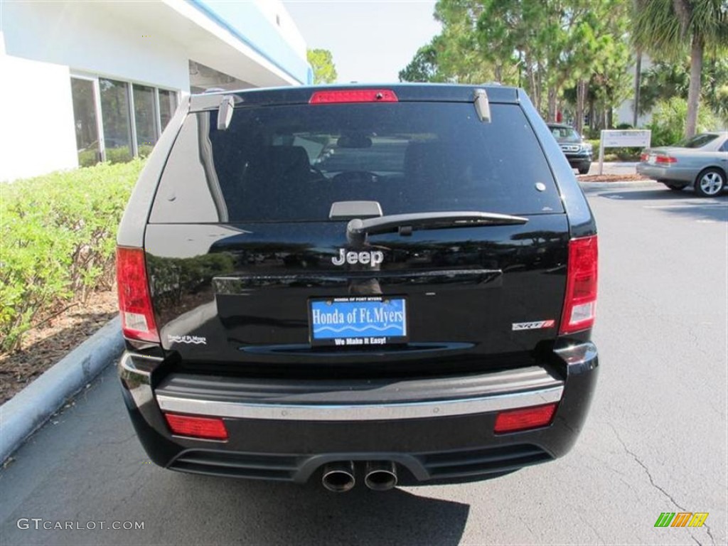 2006 Grand Cherokee SRT8 - Black / Medium Slate Gray photo #4