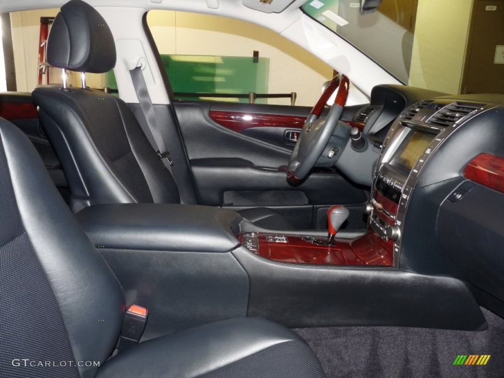 Black Interior 2009 Lexus LS 460 AWD Photo #50849926