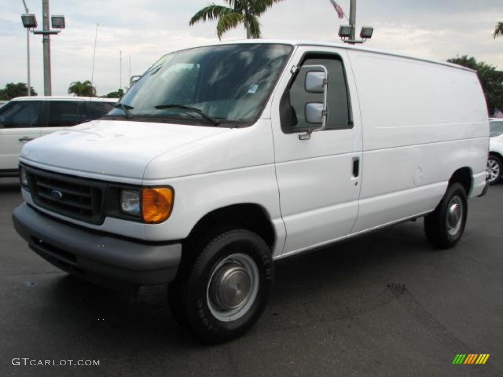 Oxford White 2007 Ford E Series Van E350 Super Duty Commercial Exterior Photo #50850163