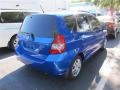 2008 Vivid Blue Pearl Honda Fit Hatchback  photo #2