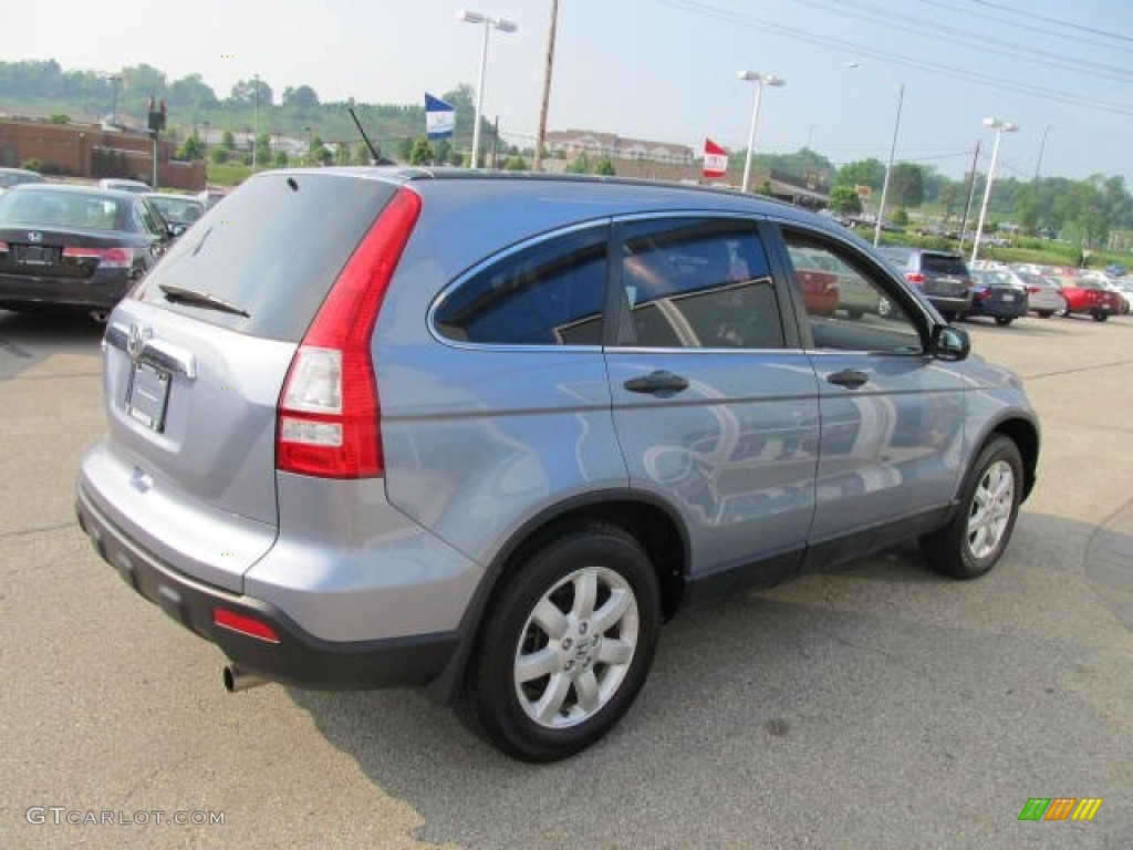 2008 CR-V EX 4WD - Glacier Blue Metallic / Gray photo #8