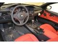 Coral Red/Black Dakota Leather Prime Interior Photo for 2011 BMW 3 Series #50852431