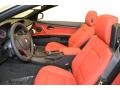 Coral Red/Black Dakota Leather Interior Photo for 2011 BMW 3 Series #50852446