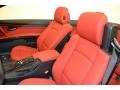  2011 3 Series 328i Convertible Coral Red/Black Dakota Leather Interior