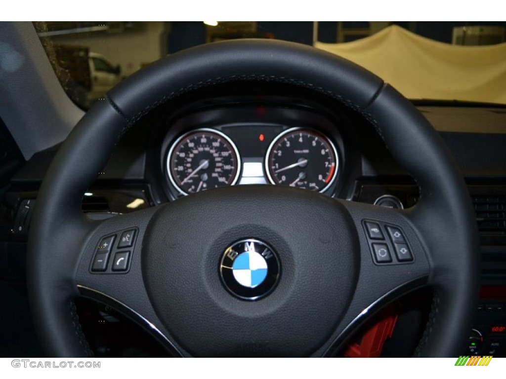 2011 3 Series 328i Coupe - Jet Black / Black photo #13