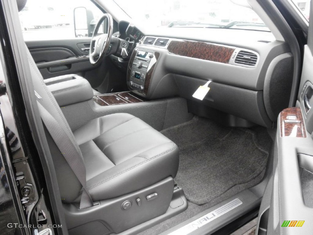 Ebony Interior 2011 GMC Sierra 2500HD Denali Crew Cab 4x4 Photo #50852962