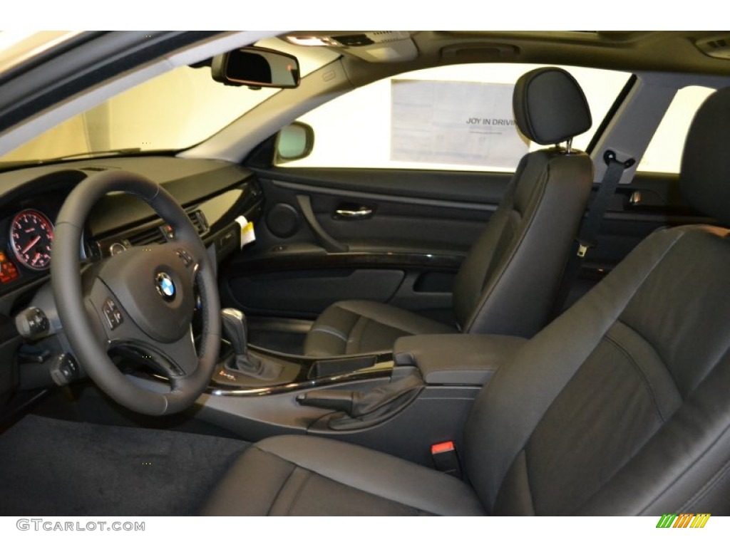 Black Interior 2011 BMW 3 Series 328i Coupe Photo #50852980