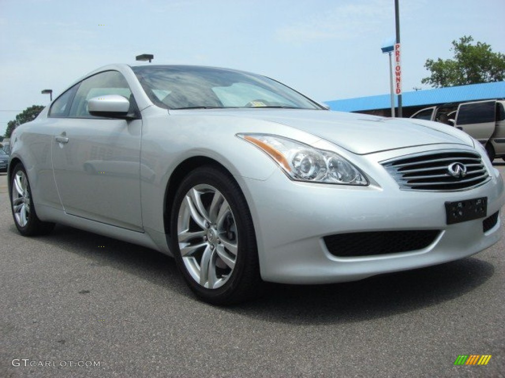 2008 G 37 Journey Coupe - Liquid Platinum Silver / Graphite photo #1