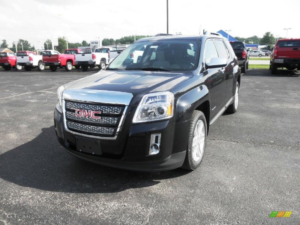Carbon Black Metallic 2011 GMC Terrain SLT AWD Exterior Photo #50853391