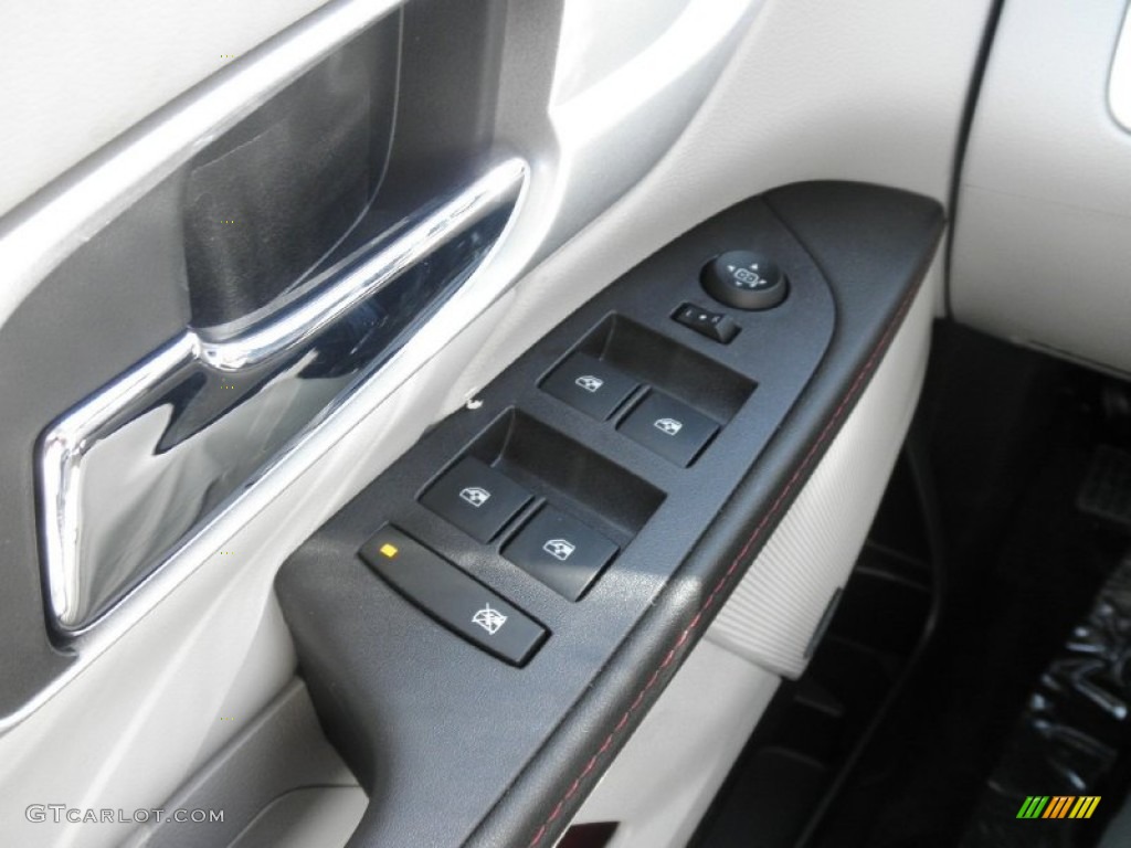 2011 Terrain SLT AWD - Carbon Black Metallic / Light Titanium photo #10
