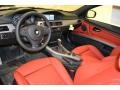 2011 BMW 3 Series Coral Red/Black Dakota Leather Interior Prime Interior Photo